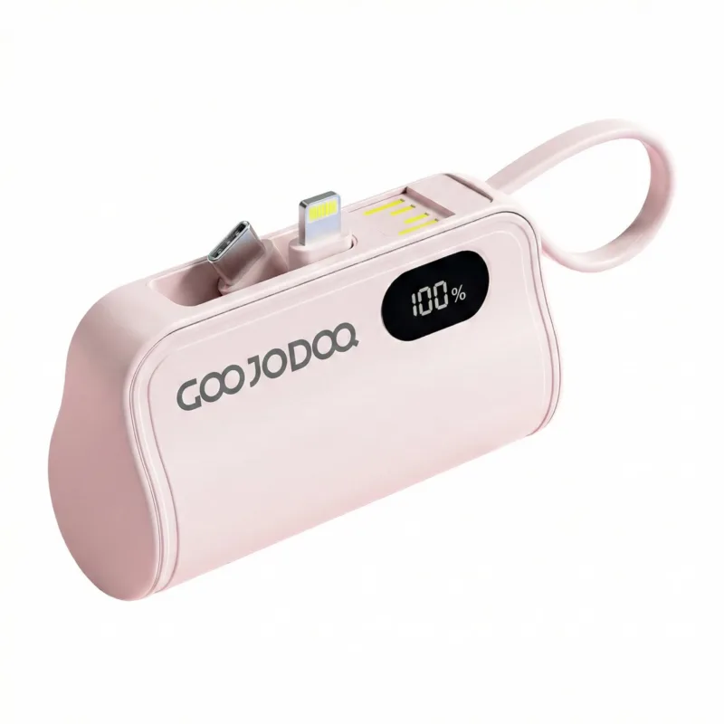 GOOJODOQ Rasmi AD4029 5000mAh Power Bank Mini | Pengecasan Pantas di Mana Sahaja